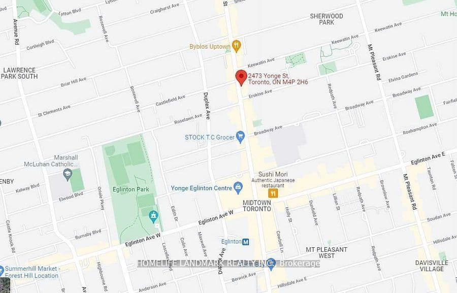 2473 Yonge Street, Toronto, ON M4P 2H6