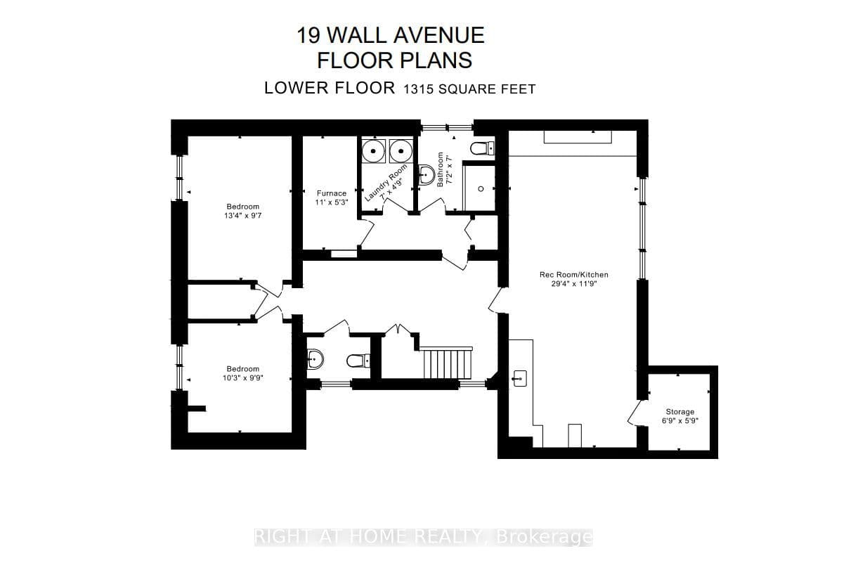19 Wall Avenue Basement, Toronto, ON M9N 2N6