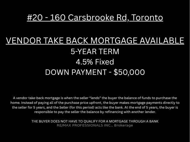 160 Carsbrooke Road 20, Toronto, ON M9C 1G9