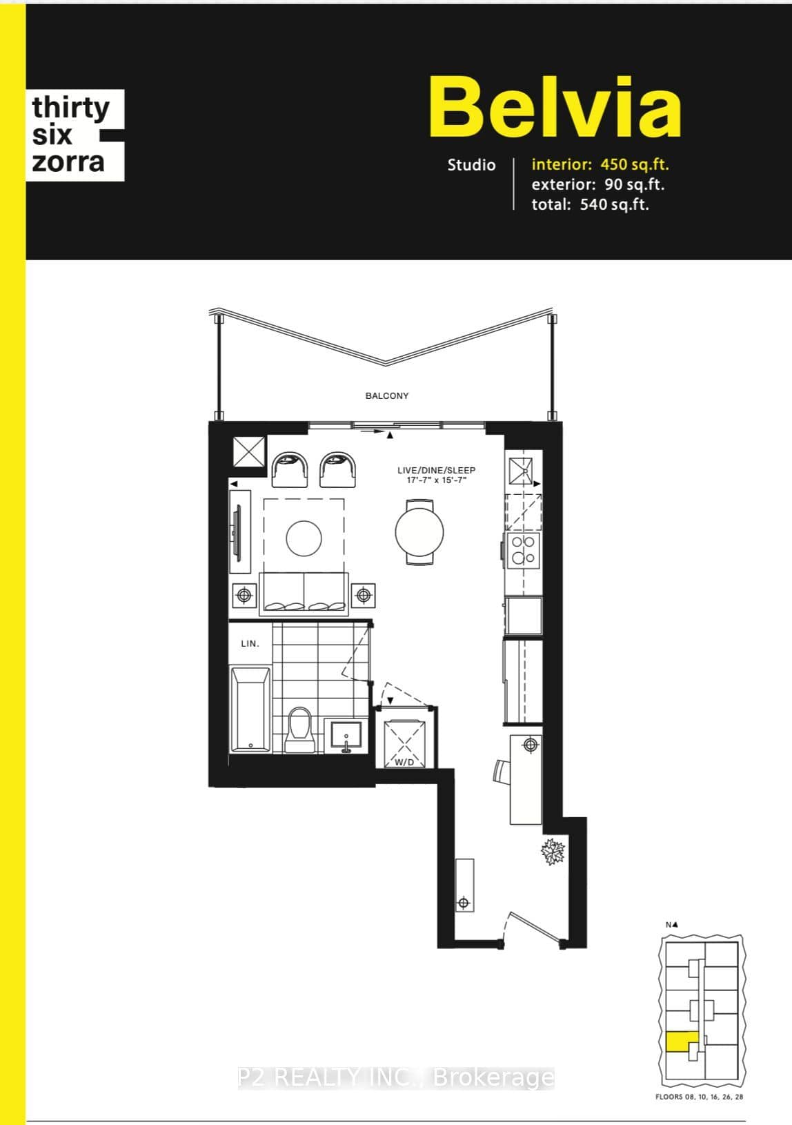 36 Zorra Street 2610, Toronto, ON M8Z 0G5