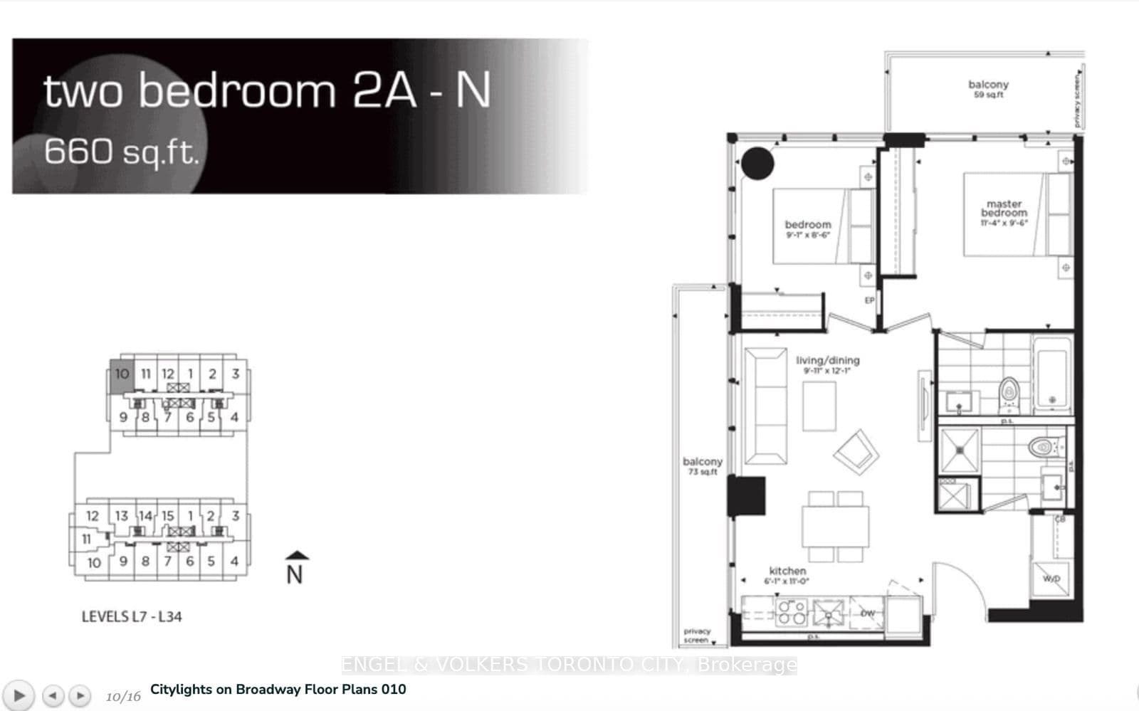 99 Broadway Avenue 2710, Toronto, ON M4P 0E3